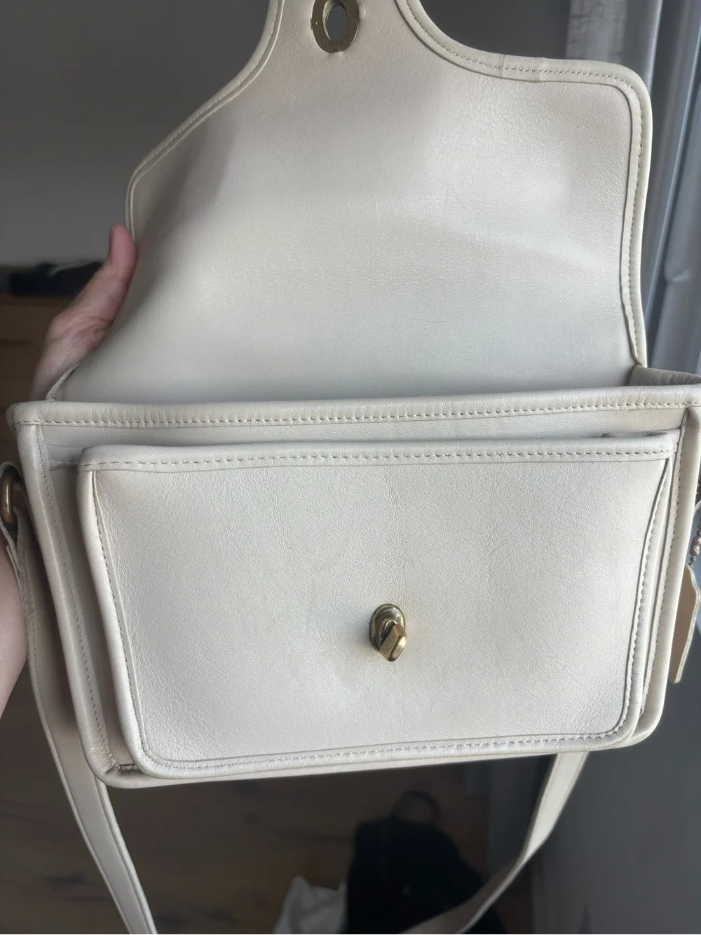 Vintage Coach Kent bag purse in bone